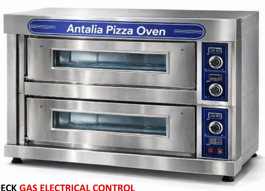 CHINESE PIZZA OVEN ONE DECK GAS ELECTRICAL CONTROL — 1100*800*1250 mm