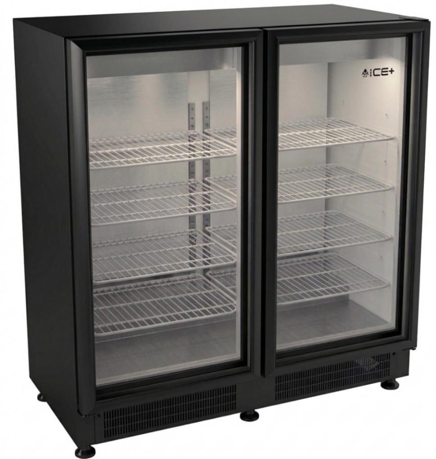 ICEBERG Mini Bar with 2 Glass Door Refrigerator